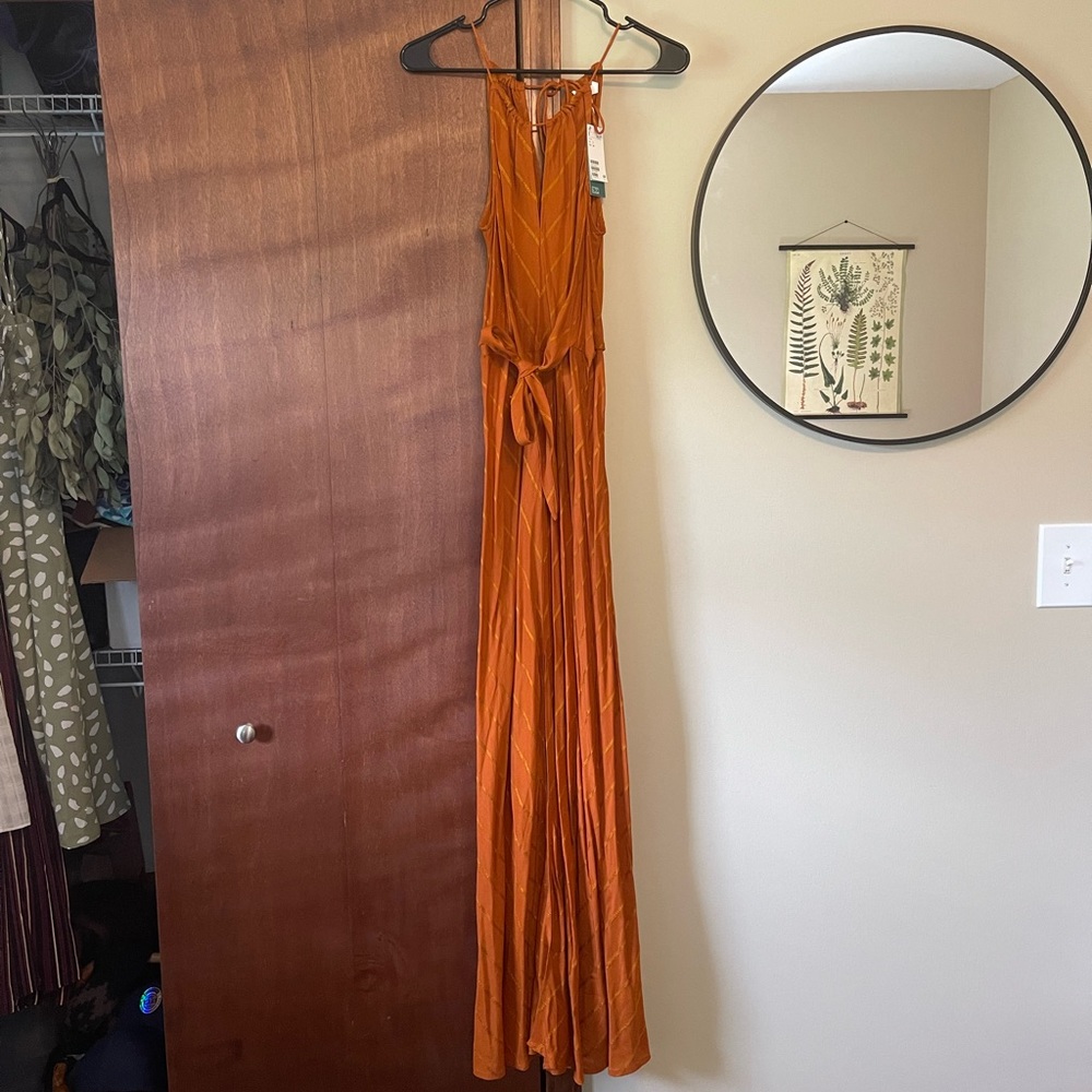 Burnt orange maxi dress from H&M